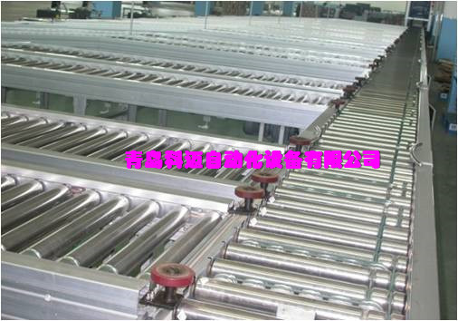 积放滚筒线物流缓存库